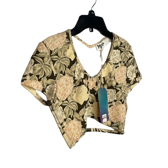 Show me your Mumu Miami crop top, yellow S - Picture 3 of 9